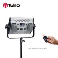 Tolifo Video Lighting Ra95 Dimmable Bi Color 900 LED Panel Studio Light for TV, Film and Movie with Barn door